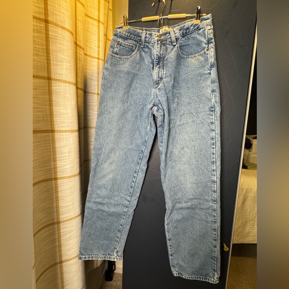 L.L. Bean Flannel lined jeans